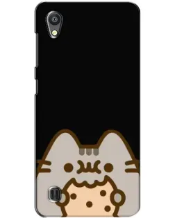 Чехол для ZTE Blade A5 с картинкой «Пушин на черном»