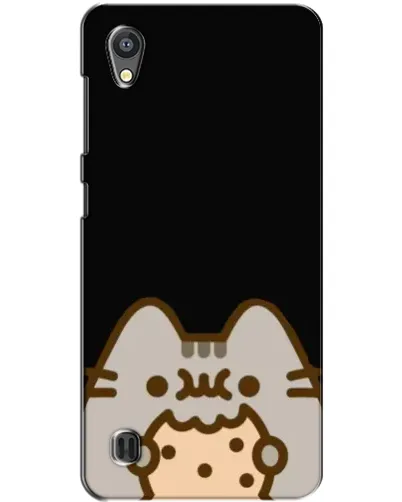 Чехол для ZTE Blade A5 с картинкой «Пушин на черном»