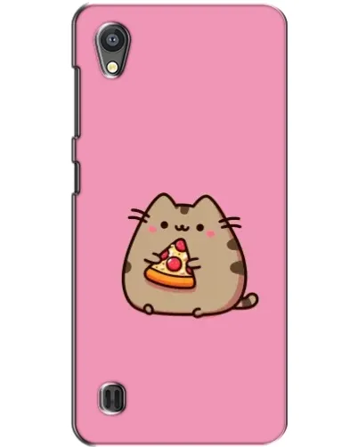 Чехол для ZTE Blade A5 с картинкой «Пушин с пиццей»