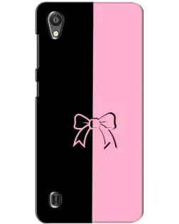 Чехол для ZTE Blade A5 с картинкой «Половинки банта»
