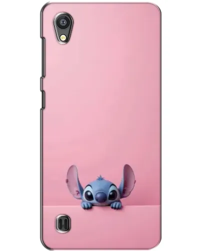 Чехол для ZTE Blade A5 с картинкой «Stitch выглядывает»