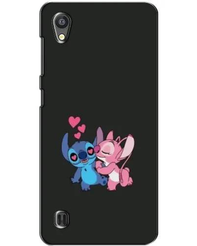 Чехол для ZTE Blade A5 с картинкой «Анжел целует Стича»