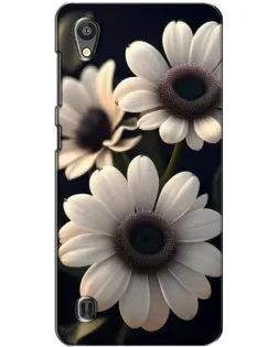 Чехол для ZTE Blade A5 с картинкой «Белые маргаритки макро»