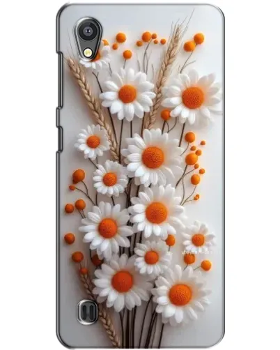 Чехол для ZTE Blade A5 с картинкой «Белые сухоцветы»