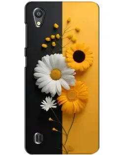 Чехол для ZTE Blade A5 с картинкой «Подсолнух и ромашка»