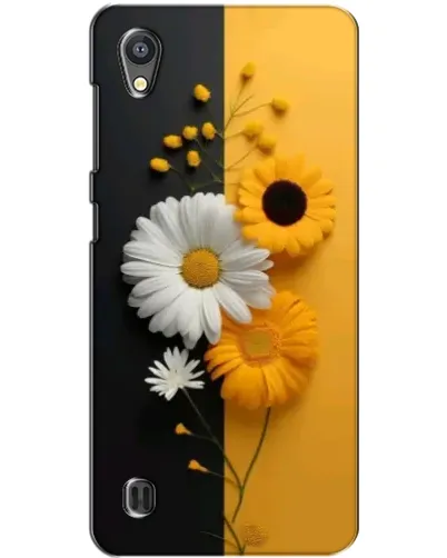 Чехол для ZTE Blade A5 с картинкой «Подсолнух и ромашка»