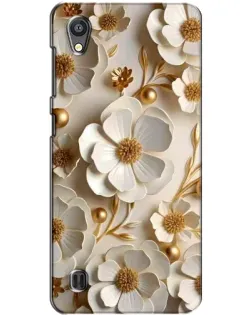 Чехол для ZTE Blade A5 с картинкой «Белие бумажние  цвети»