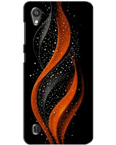 Чехол для ZTE Blade A5 с картинкой «Огненная звездная волна»