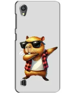 Чехол для ZTE Blade A5 с картинкой «Капибара рэпер даб» Чехол для ZTE Blade A5 с картинкой «Капибара рэпер даб»