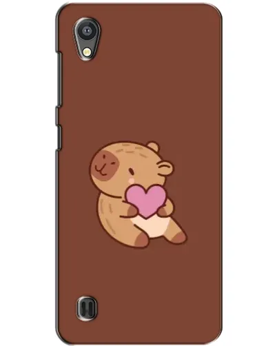 Чехол для ZTE Blade A5 с картинкой «Капибара с сердцем»