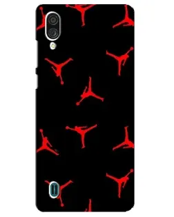 Чехол для ZTE Blade A51 Lite с картинкой «Jordan Red Pattern»