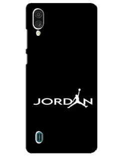 Чехол для ZTE Blade A51 Lite с картинкой «Jordan White Logo»