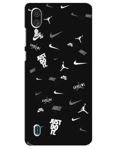Чехол для ZTE Blade A51 Lite с картинкой «Nike Black Pattern» Чехол для ZTE Blade A51 Lite с картинкой «Nike Black Pattern»