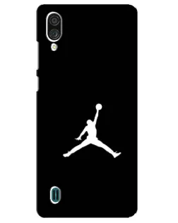 Чехол для ZTE Blade A51 Lite с картинкой «Jordan Silhouette»