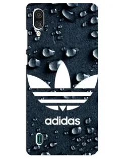 Чехол для ZTE Blade A51 Lite с картинкой «Adidas Trefoil Blue»