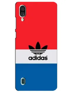Чехол для ZTE Blade A51 Lite с картинкой «Ретро блоки Adidas»