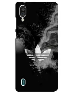Чехол для ZTE Blade A51 Lite с картинкой «Абстрактный дым Adidas»