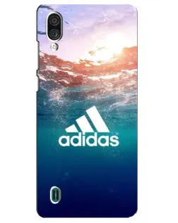 Чехол для ZTE Blade A51 Lite с картинкой «Океанская глубина адидас»