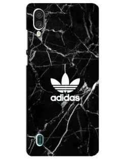 Чехол для ZTE Blade A51 Lite с картинкой «Белый мрамор Adidas»