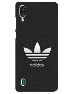 Чехол для ZTE Blade A51 Lite с картинкой «Adidas Карбоновая текстура»