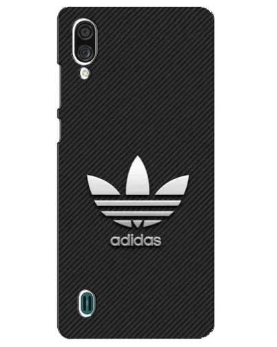 Чехол для ZTE Blade A51 Lite с картинкой «Adidas Карбоновая текстура»