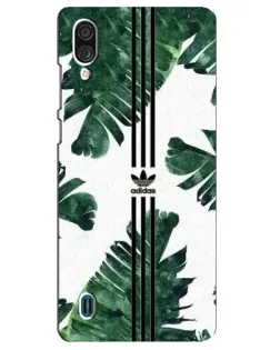 Чехол для ZTE Blade A51 Lite с картинкой «Пальмовые листья адидас»