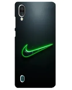 Чехол для ZTE Blade A51 Lite с картинкой «Неоновый контур Nike»