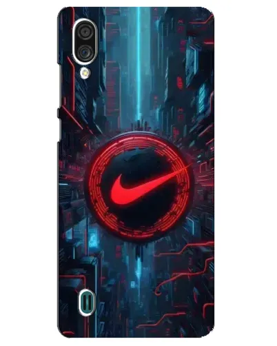 Чехол для ZTE Blade A51 Lite с картинкой «Техногенный стиль Nike»