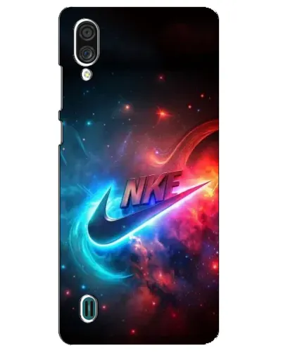 Чехол для ZTE Blade A51 Lite с картинкой «Огненный логотип Nike»