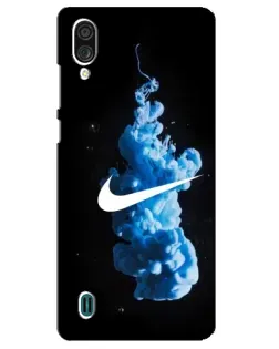 Чехол для ZTE Blade A51 Lite с картинкой «Nike и синий дым»