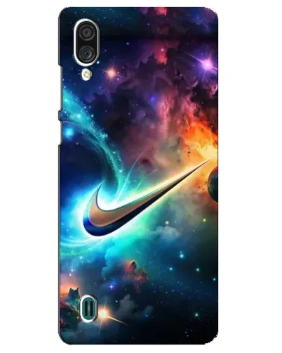 Чехол для ZTE Blade A51 Lite с картинкой «Космический Nike Swoosh»