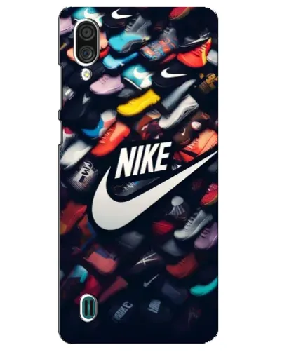 Чехол для ZTE Blade A51 Lite с картинкой «Коллекция кроссовок Nike»