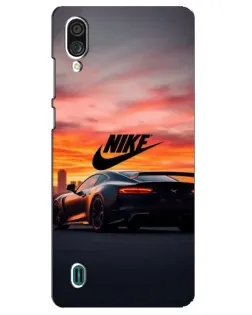 Чехол для ZTE Blade A51 Lite с картинкой «Nike и суперкар»