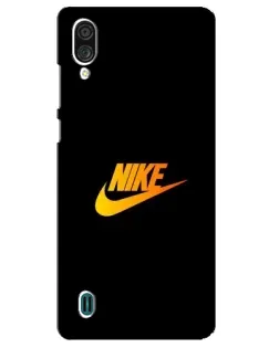 Чехол для ZTE Blade A51 Lite с картинкой «Золотой логотип Nike»