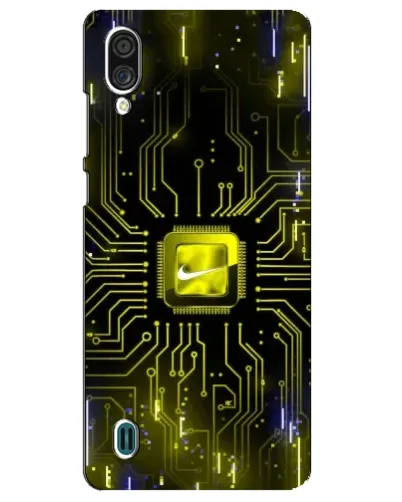 Чехол для ZTE Blade A51 Lite с картинкой «Nike — золотая искра»