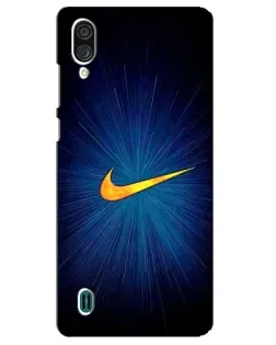Чехол для ZTE Blade A51 Lite с картинкой «Синий пульс Nike»