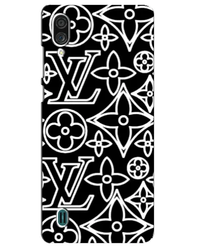 Чехол для ZTE Blade A51 Lite с картинкой «Черно-белый узор LV» Чехол для ZTE Blade A51 Lite с картинкой «Черно-белый узор LV»