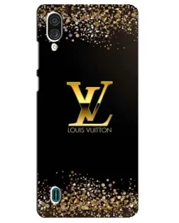Чехол для ZTE Blade A51 Lite с картинкой «LV — золотые искры»