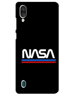 Чехол для ZTE Blade A51 Lite с картинкой «NASA — классика Red Blue»