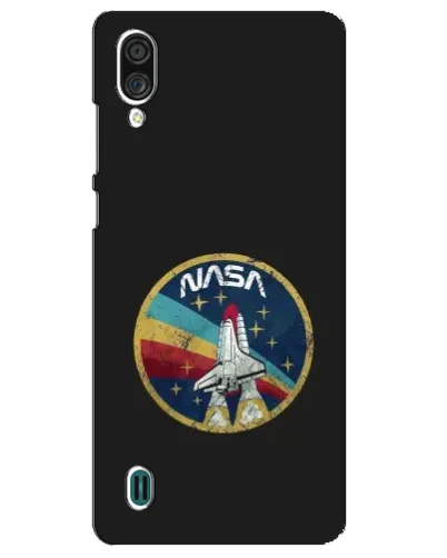 Чехол для ZTE Blade A51 Lite с картинкой «NASA — эмблема миссии»