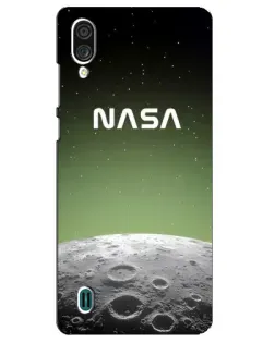 Чехол для ZTE Blade A51 Lite с картинкой «NASA — лунный градиент»