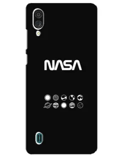 Чехол для ZTE Blade A51 Lite с картинкой «NASA — технический принт»
