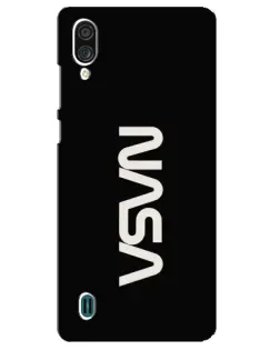 Чехол для ZTE Blade A51 Lite с картинкой «NASA — вертикальный логотип»