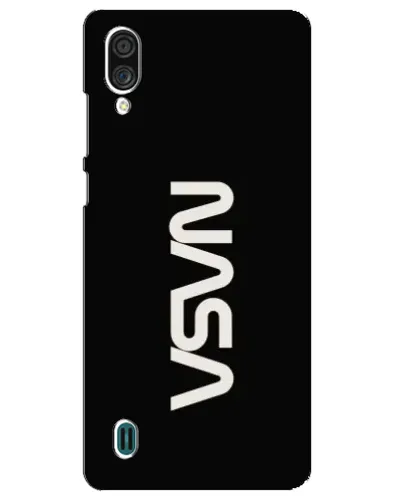 Чехол для ZTE Blade A51 Lite с картинкой «NASA — вертикальный логотип»