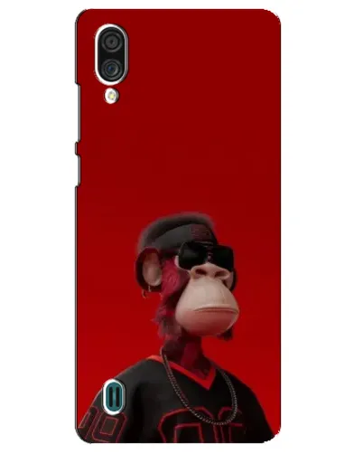 Чехол для ZTE Blade A51 Lite с картинкой «Bored Ape в красном»