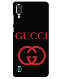 Чехол для ZTE Blade A51 Lite с картинкой «Gucci — красный логотип»