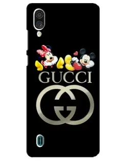 Чехол для ZTE Blade A51 Lite с картинкой «Gucci — герои Disney»