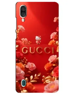 Чехол для ZTE Blade A51 Lite с картинкой «Gucci — золотой сад»