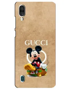 Чехол для ZTE Blade A51 Lite с картинкой «Микки Маус Gucci — крафт»