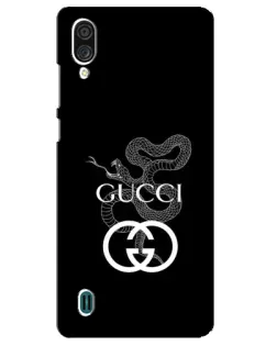 Чехол для ZTE Blade A51 Lite с картинкой «Gucci — серебряная змея»